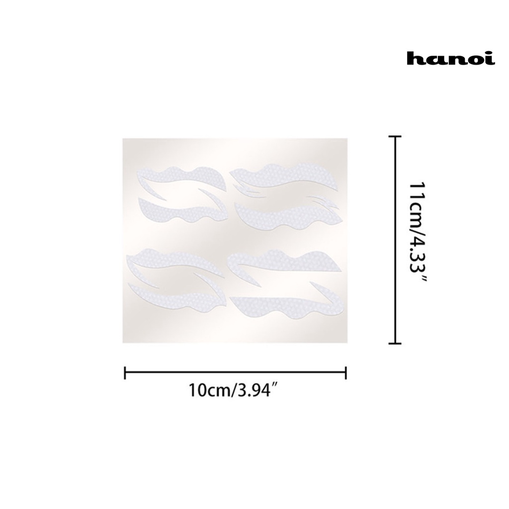 Han / 6Pcs / Kotak Kartu Stensil Template Eyeliner Akurat Ergonomis