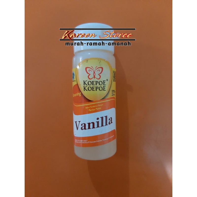 

Perisa Vanilla cair merk Kupu-Kupu 25ml