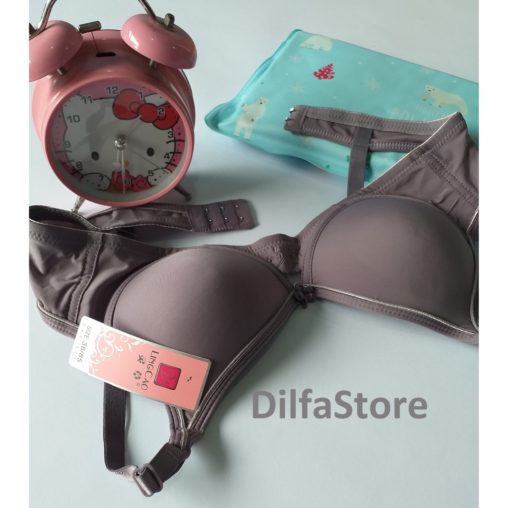 Pakaian Wanita Bra Push Up Tanpa Kawat LINGCAO Underwear Pakaian Dalam Termurah