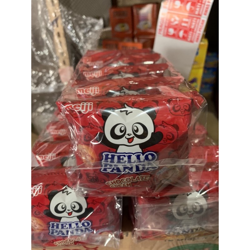 Biskuit Hello Panda coklat choco 10gr x 10 sachet hellopanda 10 gram