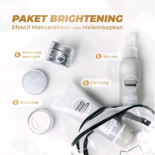 BENINGS SKINCARE DR OKY PRATAMA PAKET EXLUSIVE BRIGHTENING ACNE | BENINGS CLINIC | BENING'S SKINCARE