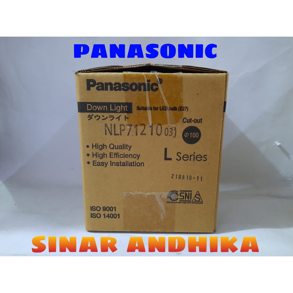 DOWNLIGHT L SERIES COOL WHITE SPECULAR 3 INCH PANASONIC NLP 71210