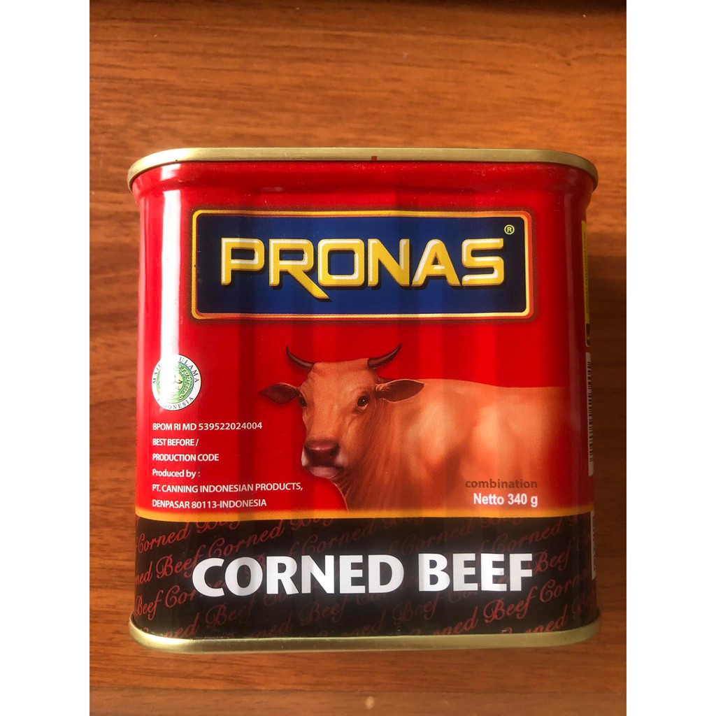 Pronas Corned Beef / Kornet Dagind Sapi 340grm