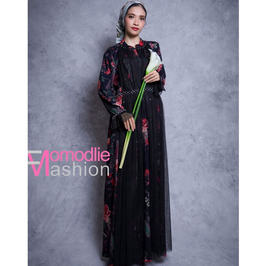 momodlie Collection Hijab Style, Gamis Wanita ootd, Baju Kondangan Remaja Kekinian
