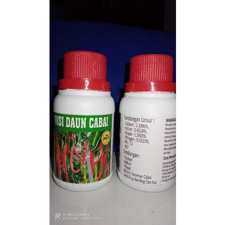 bulai cabai obat anti virus daun kriting NDC