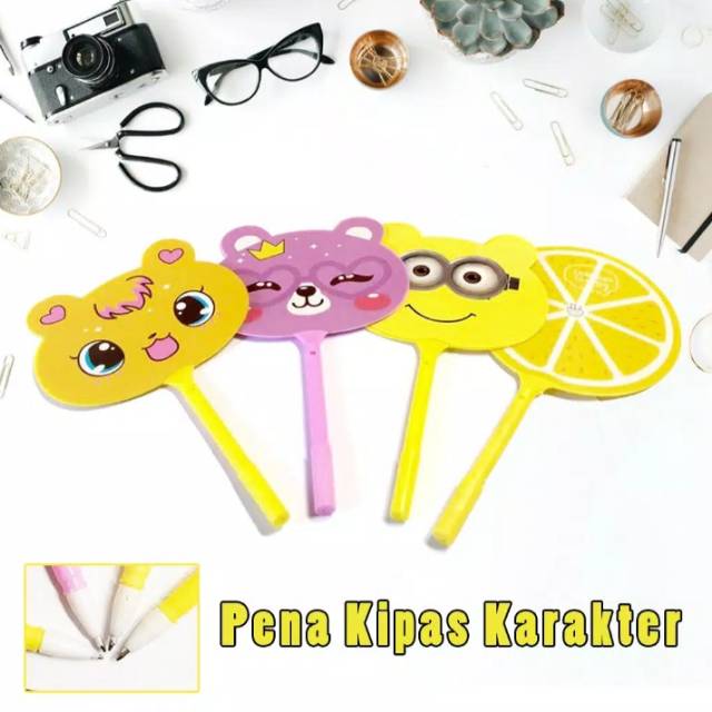 

Pena kipas karakter / Pulpen Karakter / Bolpoint caracter
