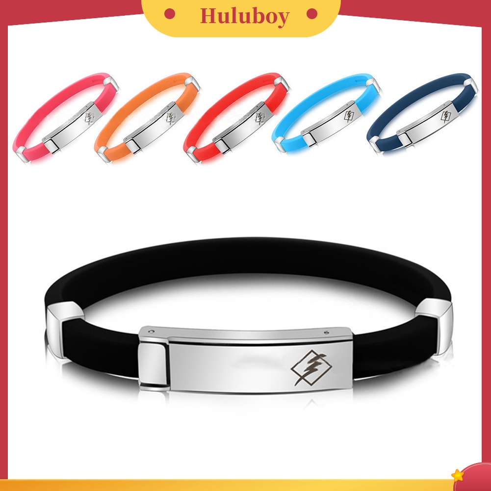 Hu Hu Hu Hu Hu Alat Bantu Pasang Kacamata♡ Gelang Silikon Sport Energi Elektrostatis Balance Negatif Ion