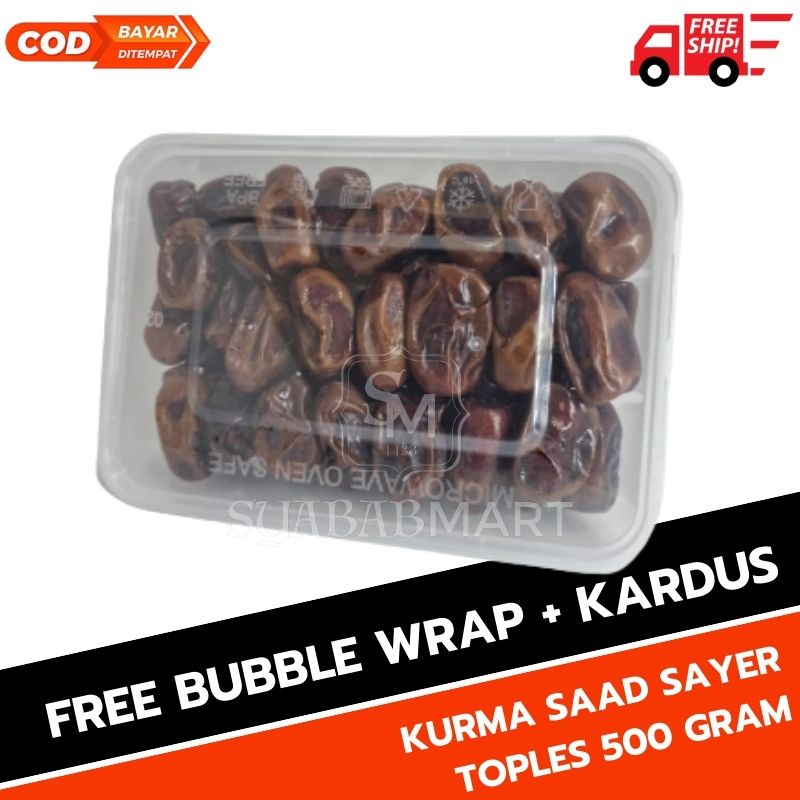 

Kurma Saad Sayer 500 Gram Toples / Kurma Saad Sayer Paling Murah / Oleh Oleh Haji Umroh