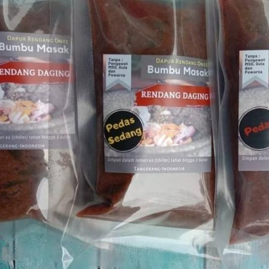 

GF6♤ Bumbu RENDANG Asli Padang 1 KG Daging 350 grm TERBAIK