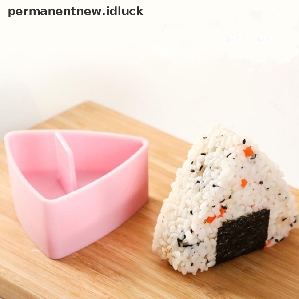 Cetakan Sushi Onigiri Nasi Bentuk Segitiga Model Tekan