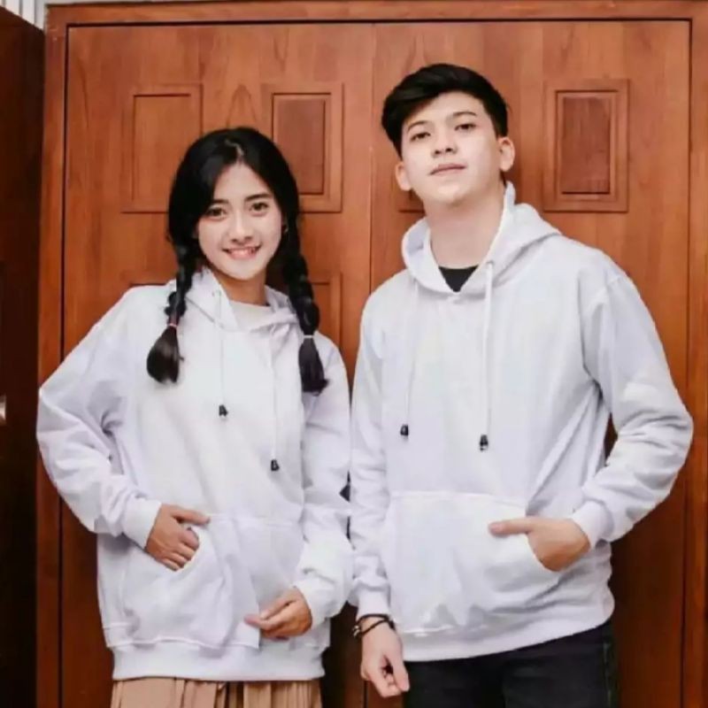 SWEATER HOODIE POLOS MODE KEKINIAN/BAHAN FLEECE/BISA COD