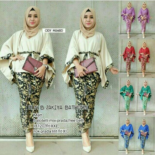 Batik Set Zakiya Batwing