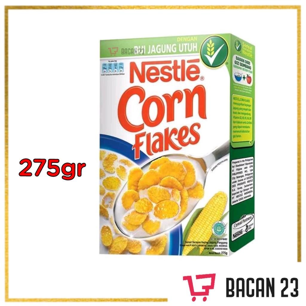 Nestle Corn Flakes ( 275 gr ) / Sereal Jagung / Bacan 23 - Bacan23