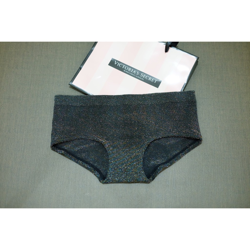 Victoria's Secret HIphugger black blink panty-XS