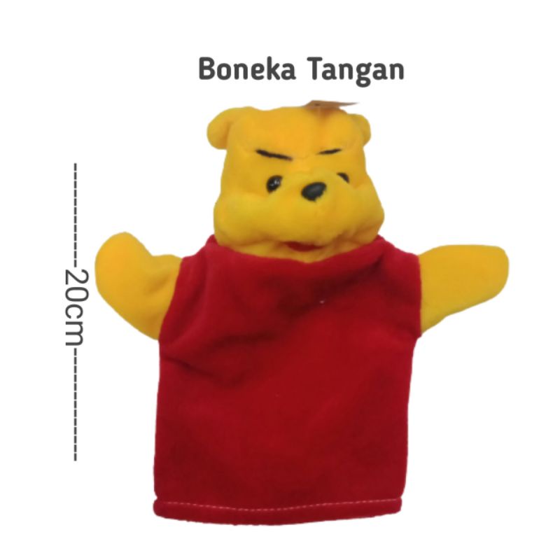 MAINAN ANAK BONEKA TANGAN KARAKTER LUCU MURAH MERIAH