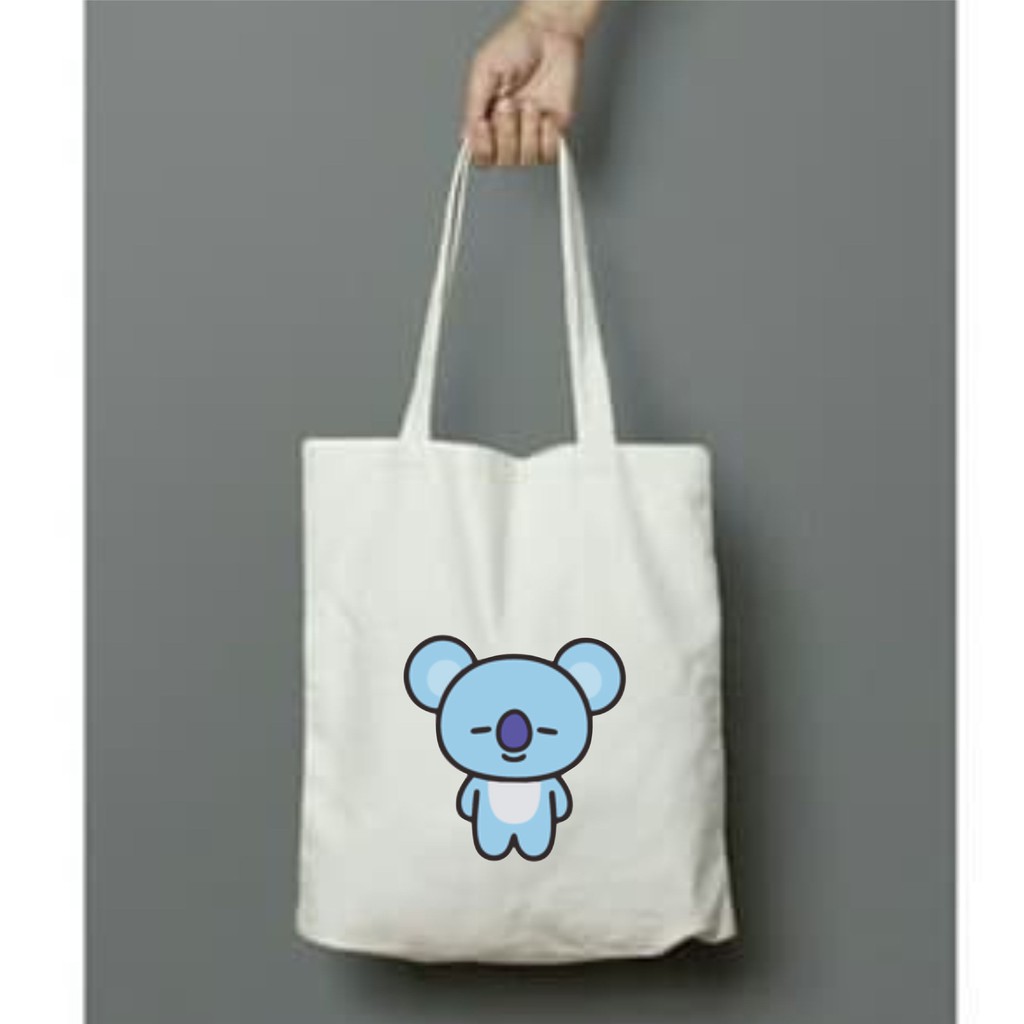 Totebag BT21 ( KOYA ) ll PAKAI RESLETING