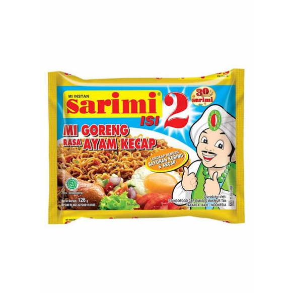 Mie Goreng Instant Sarimi isi 2 Rasa Ayam Kecap (1pcs)