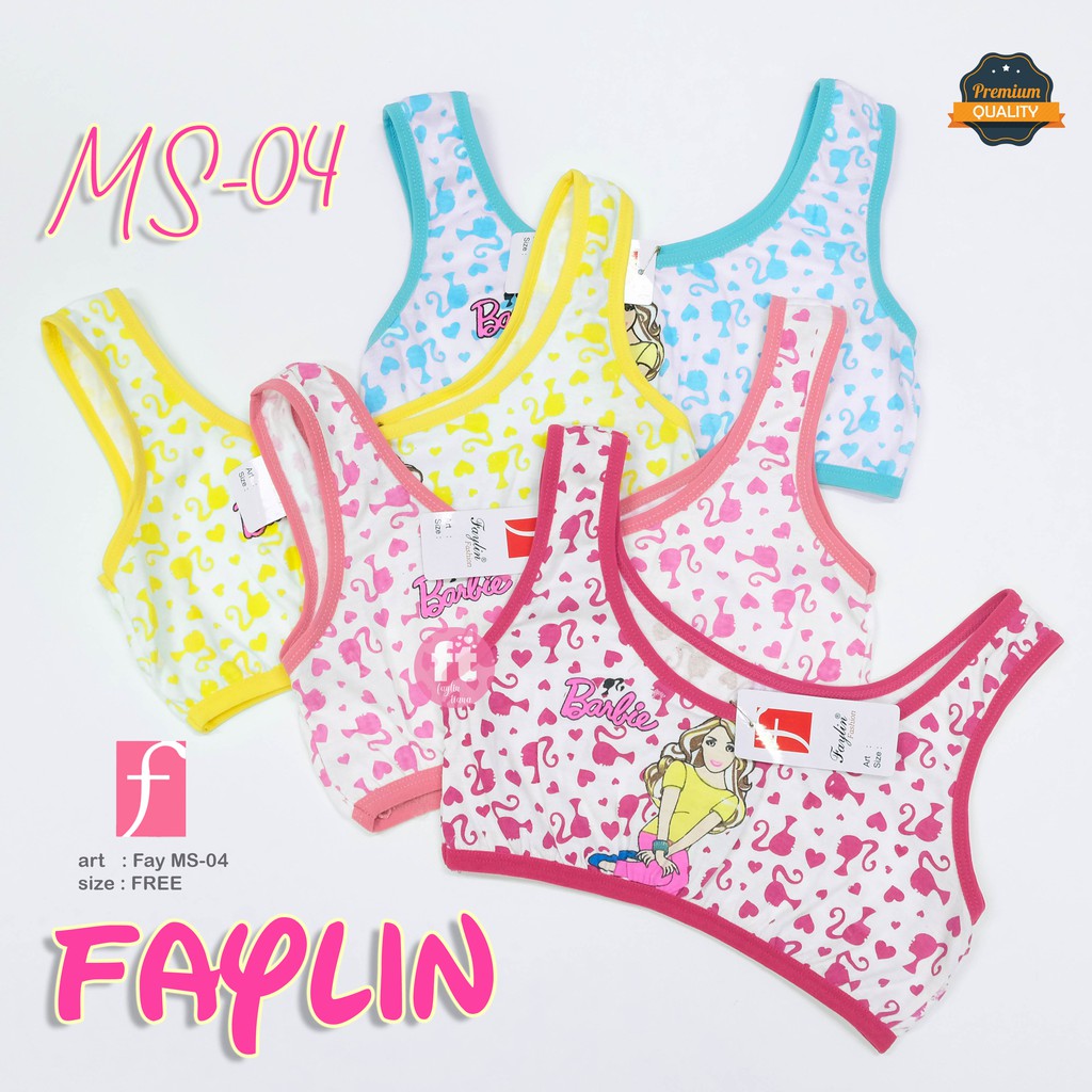 FAYLIN | 100% COTTON Miniset Anak Cewek / MINISET TALI BESAR / COMBI KARAKTER