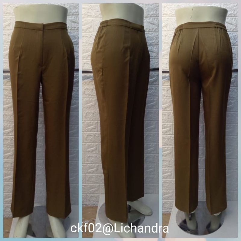 celana pemda gelap / celana bahan / celana lichandra original /celana seragam / celana guru