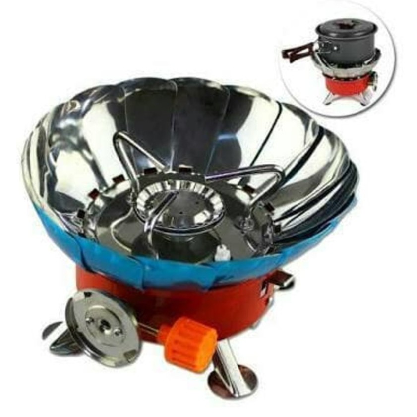 KOMPOR CAMPING Portable Kompor Kemping Anti Angin Windproof Camping Stove Kompor Bentuk BUNGA