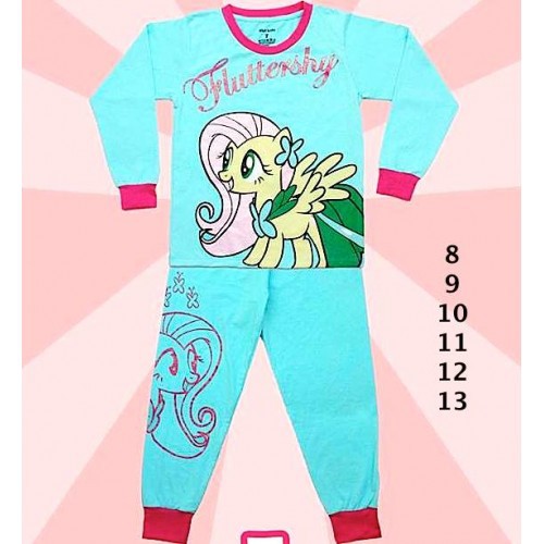 piyama anak perempuan impor reseller/dropship ponny glitter sc-15336