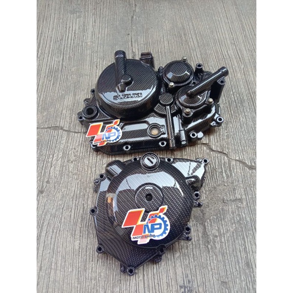 carbon celup blok mesin Satria Fu injeksi raider 150Fi carbon