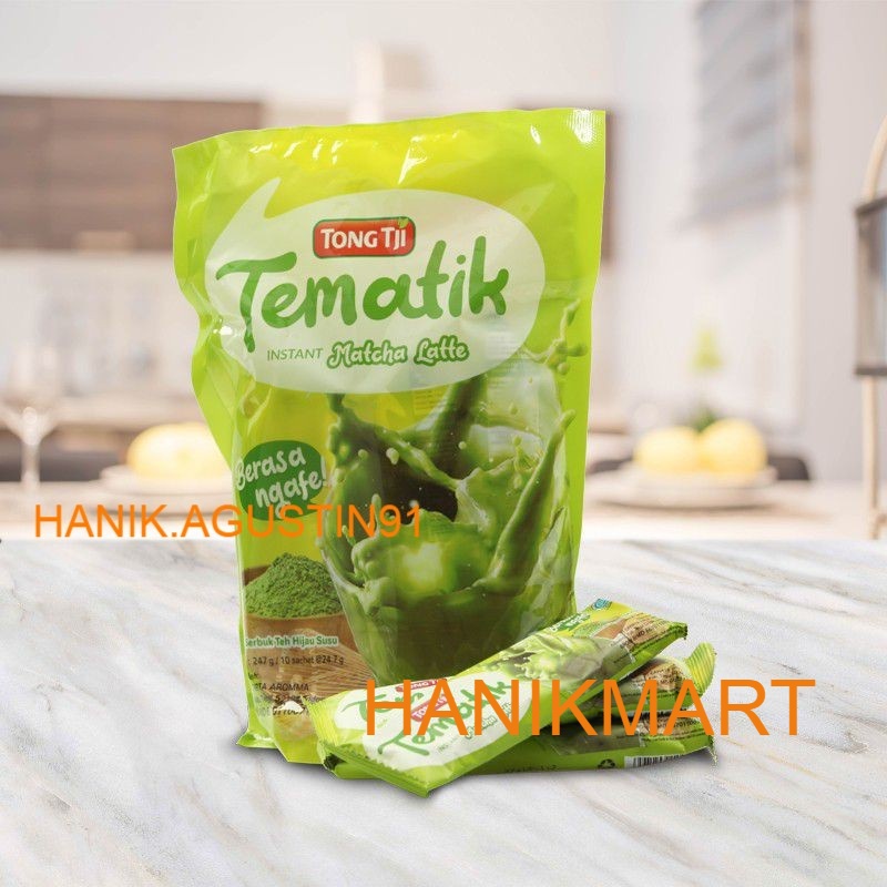 

Tong Tji Tematik Matcha Latte Instant Pouch / Teh Tong Tji Tematik / Teh Hijau HM91