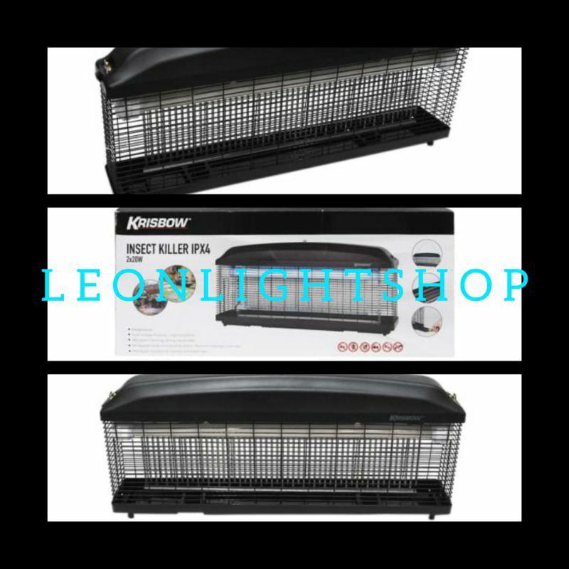 KRISBOW PERANGKAP NYAMUK &amp; SERANGGA OUTDOOR 2X20W/ACE INSECT KILLER/PEMBASMI SERANGGA/MOSQUITO