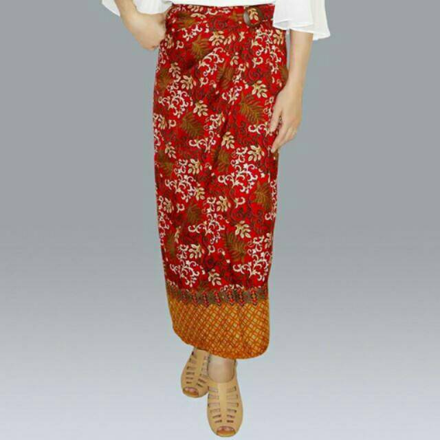 Lovelybutik - Venny Batik Wrap Maxi Skirt/ Rok Lilit panjang