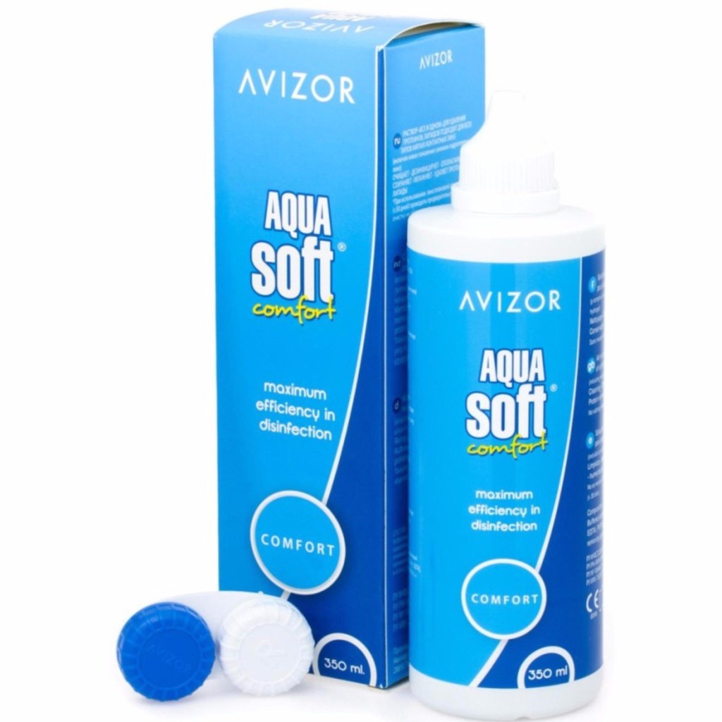 CAIRAN PEMBERSIH SOFTLENS AQUASOFT 350 ML BY ILLUSTRO