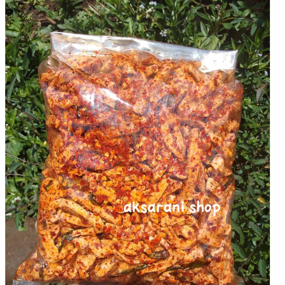 

Kemasan Baru.. BASRENG DAUN JERUK PEDAS ISI 1 KG / BASO GORENG / BASRENG PEDAS/BASRENG KERING CABE A