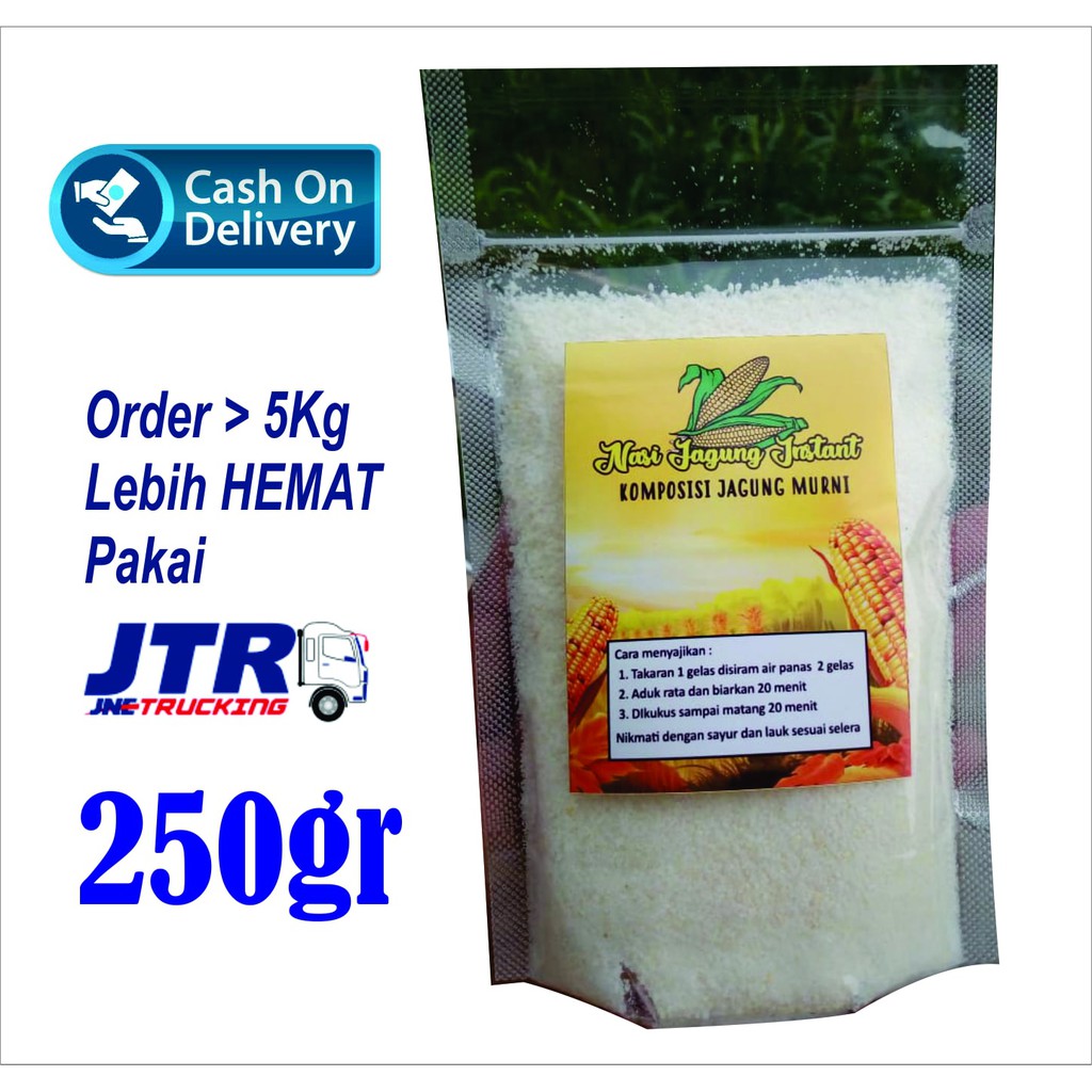 

COD NASI JAGUNG PUTIH INSTAN 250gr