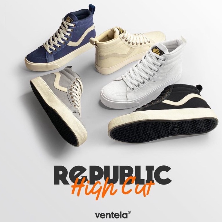 Ventela Republic High Black Natural Original