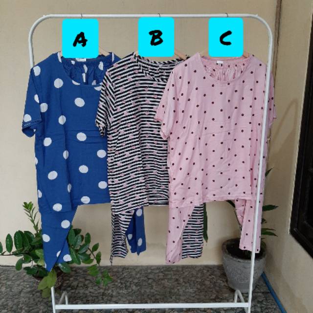 Piyama Celana Panjang bahan Katun Habel / Pajama Dreams