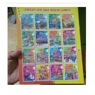 BUKU SERI ANAK MUSLIM TUNTUNAN DOA SEHARI-HARI BEST SELLER FULL COLOUR