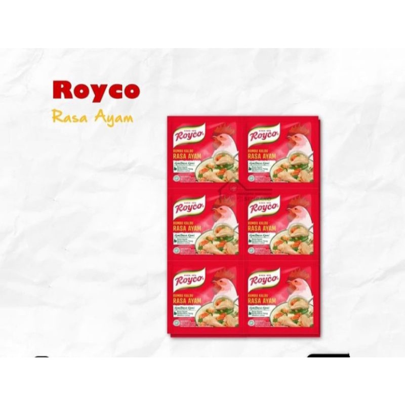 

Royco ayam kemasan sachet 1 renceng 10 pcs
