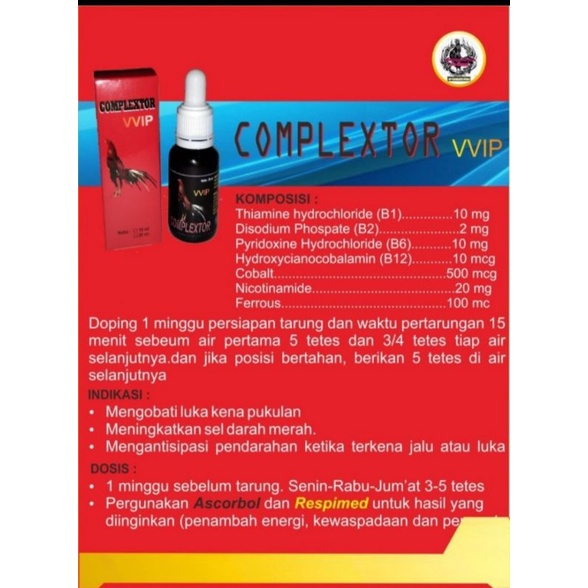 OBAT AYAM DOPING COMPLEXTOR VVIP