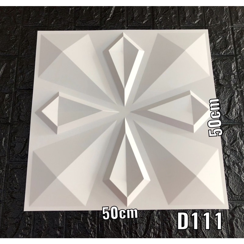 Wall Panel 3D PVC Interior Terbaru D111