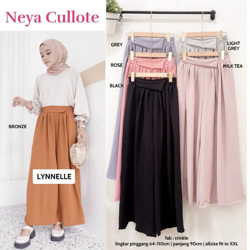 NEYA CULLOTE BY LYNNELLE CELANA KULOT CRINKLE HIGH WAIST