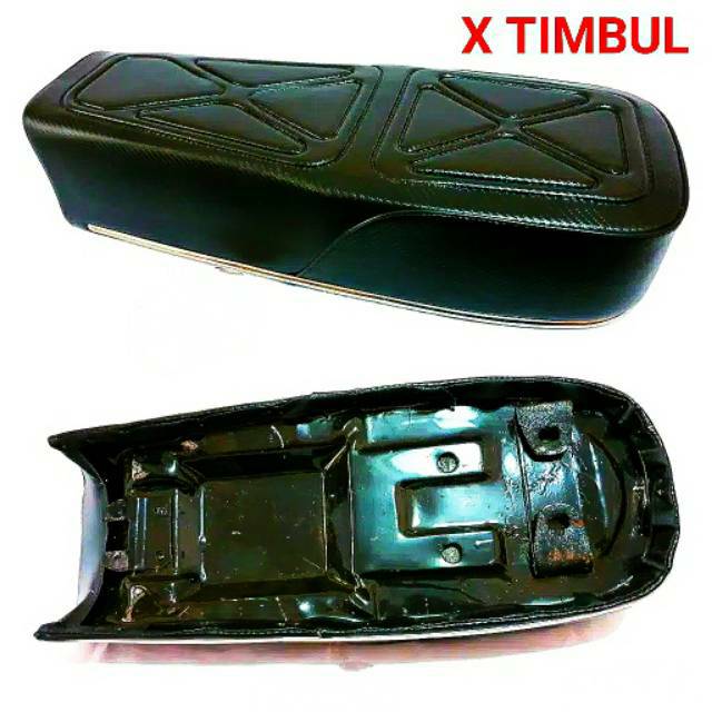 Jok cb100 racing list hitam