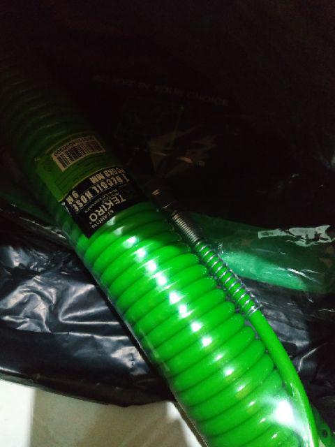 Tekiro Recoil Hose - Tekiro Selang Angin Kompresor 5x8mm Pjg 9m Hijau