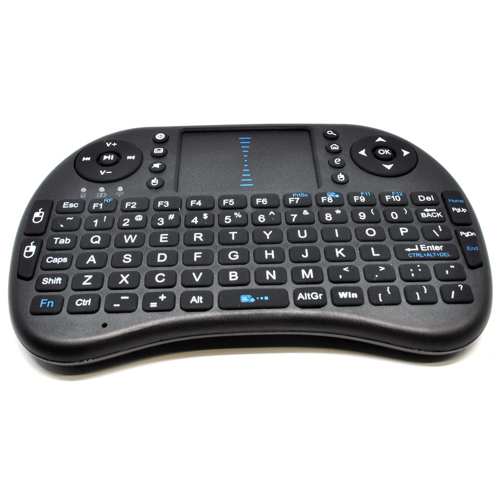 GS8 Mini Keyboard Wireless 2.4GHz Touch Pad &amp; Fungsi Mouse  i8  RGB Lampu Taffware