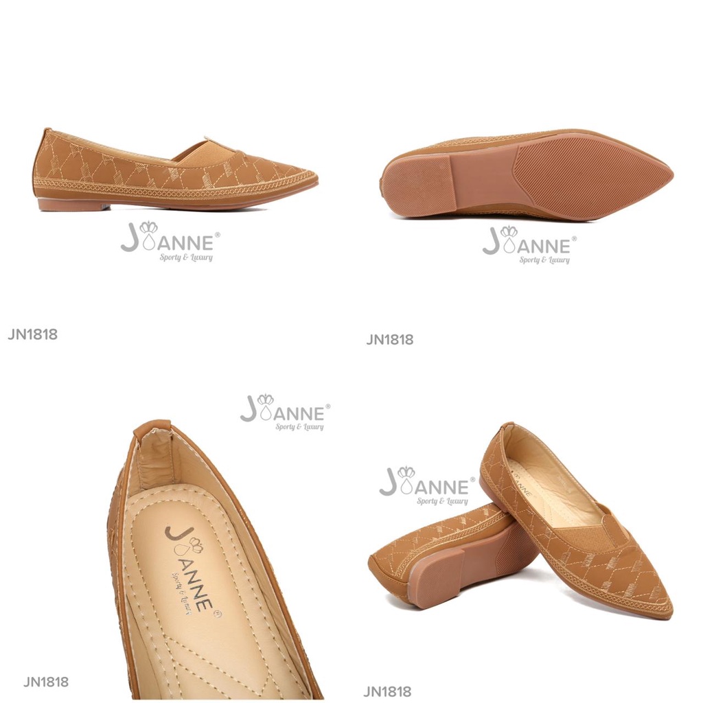 JOANNE Flat Loafers Shoes Kulit JN1818 ORIGINAL