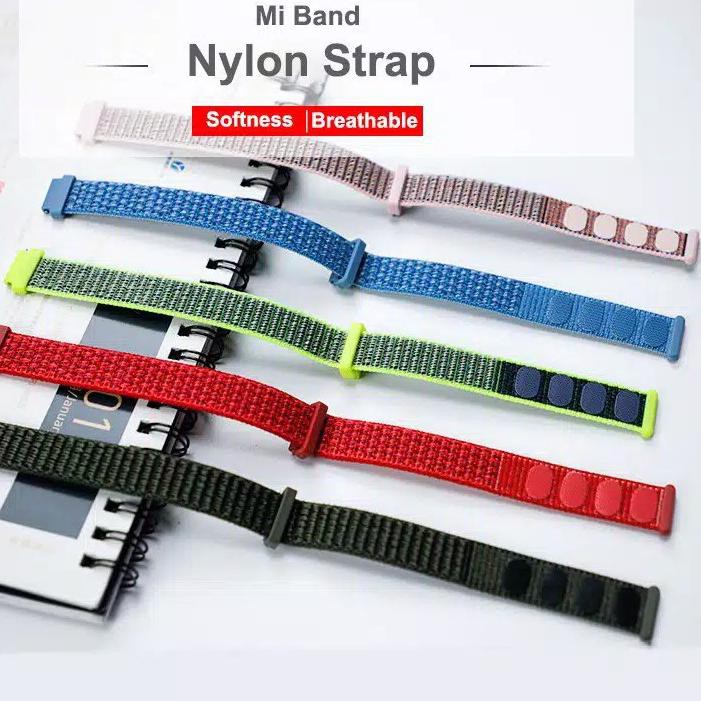 SALE (grb-1272) MI Band 5 Nylon Strap - Strap Nylon Untuk Mi Band 5 - Kualitas Terbaik