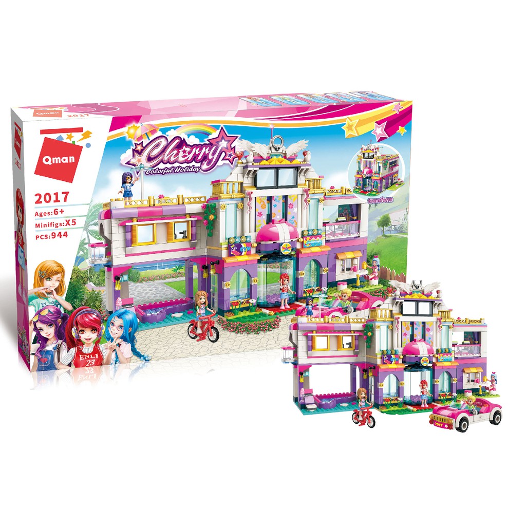 Mainan Anak Lego Block Qman aq001-12-2017/bx cherry