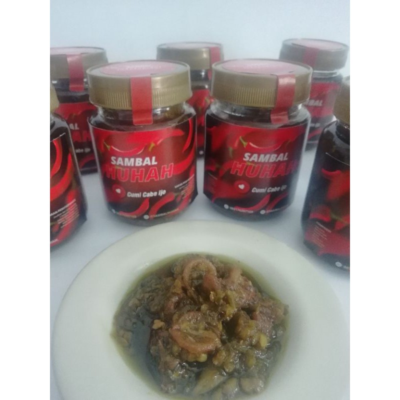 

Sambal HUHAH, Sambal Cumi dengan 3 Varian rasa tahan lama dan praktise