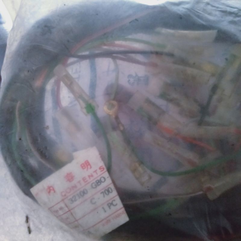 WIRE HARNESS CABLE KABEL BODI BODY HONDA SUPERCUB C700 DOUBLE ELECTRIC STARTER NOS CONTENT