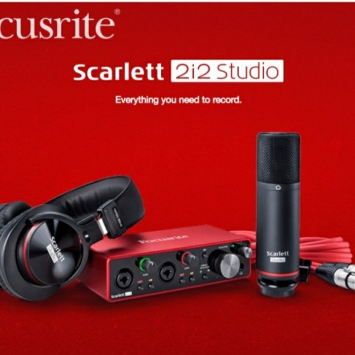 Focusrite Scarlett 2i2 Studio USB Audio Interface