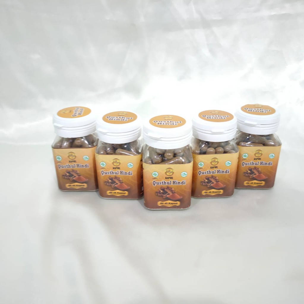 

Qusthul Hindi Kapsul Kayu India radang paru batuk toksin bakteri virus imune booster asthma ECERAN
