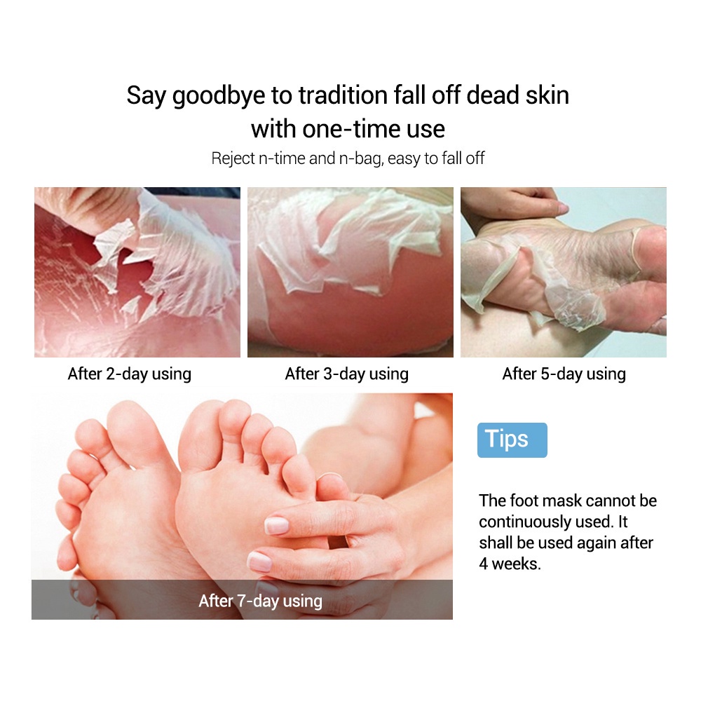 LANBENA Masker Kaki Lavender Foot Peeling Mask Foot Mask Remove Dead Skin Peeling Foot Care Peeling